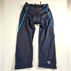 NAVISKIN Women’s Medium Padded Bike Cycling Spinning Capris Pants Biking Tights